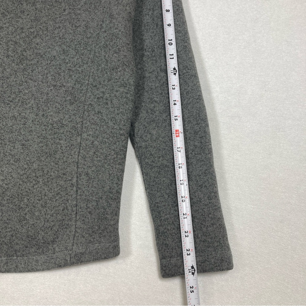 The North Face Women’s Crescent Hoodie Heather Gray Fleece Pullover Size M - Picture 11 of 16